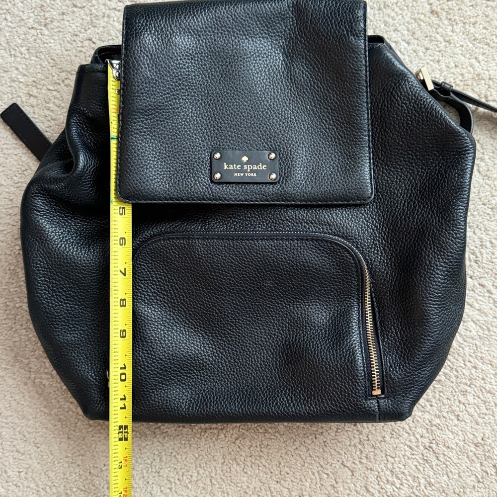 Black Kate Spade Leather Backpack - Picture 3 of 6